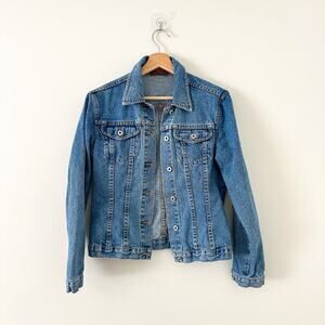 Sundance Classic Cotton Denim Jean Jacket Blue S